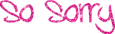 So Sorry Pink Glitter