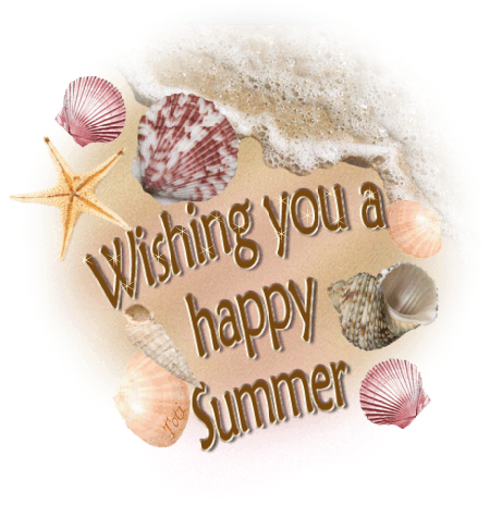 Wishing You A Happy Summer Glitter
