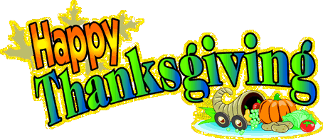 Colourful Happy Thanksgiving Graphic