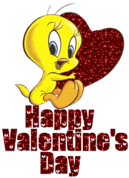Happy Valentine's Day Tweety Graphic