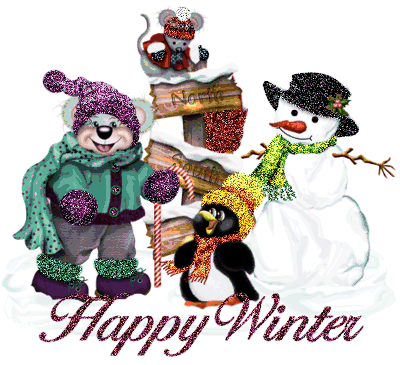 Happy Winter Greeting Graphic
