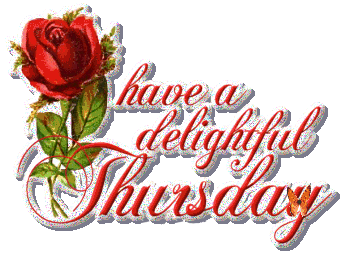 Have A Delightful Thursday Glitter