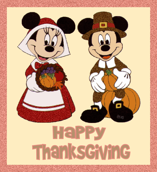 Mickey Mouse Happy Thanksgiving Graphic
