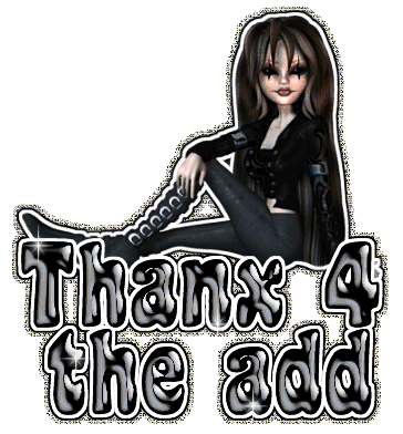 Image result for thanks for the add gif myspace
