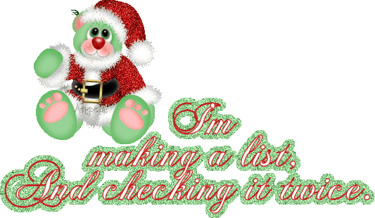 I Am Making A List And Checking It twice-G123022