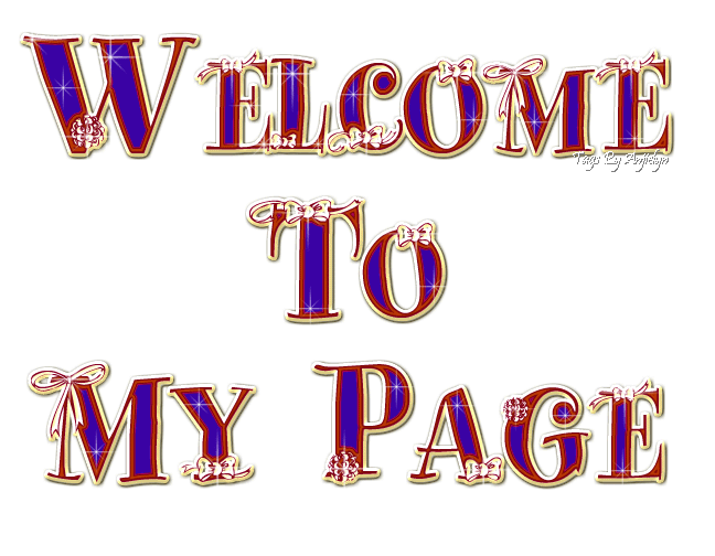 Welcome To My My Page Friends-G123306